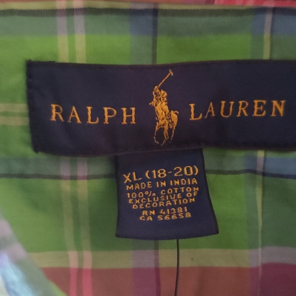 Ralph Lauren long sleeve youth button down shirt - Picture 3 of 7